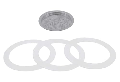 Karl Krüger 1 Filter u. 3 Dichtr. f. Espressok 12 T, Silikon, Weiß, Tassen Karl Krüger 1 Filter u. 3 Dichtr. f. Espressok 12 T, Silikon, Weiß, Tassen von KRÜGER