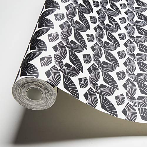 Architects Paper KARL LAGERFELD - Vliestapete Ikone - Luxustapete 10,05m x 0,53m - Designertapete Made in Germany - metallic schwarz weiß 378473 37847-3 von Architects Paper