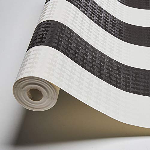 Architects Paper KARL LAGERFELD - Vliestapete Streifen - Luxustapete 10,05m x 0,53m - Designertapete Made in Germany - schwarz weiß 378492 37849-2 von Architects Paper