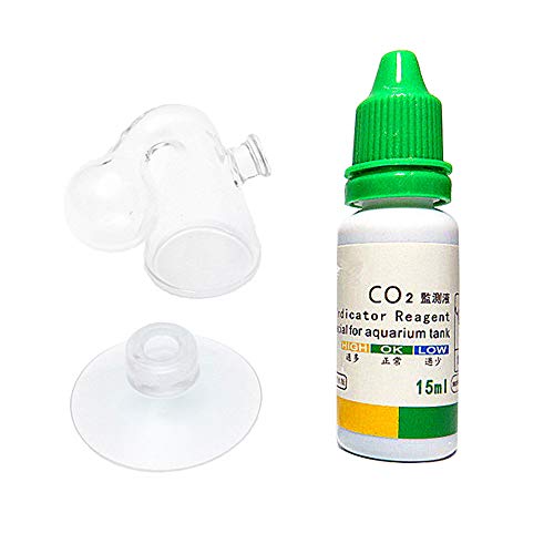 Karlak Aquarium CO2 Glass Drop Checker PH Langzeitmonitor Fischbogen Test von Karlak