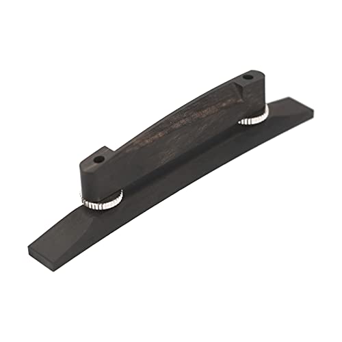 Karlak Jazz Guitar Bridge Floating Archtop Bridge mit einstellbarem Rändelrad für Archtop-Gitarren von Karlak