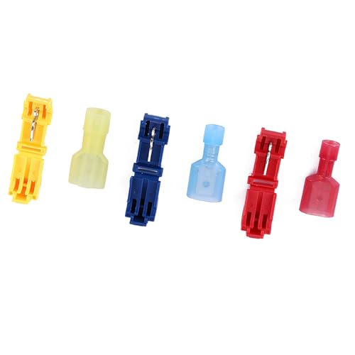 Selbst Abgestreift T-Tap Elektroverbinder, Schnelldrahtspleiß-Taps für 22-10AWG-Kabel. Perfekte Männliche Trennung mit Flammhemmender PVC -Isolierung von Karlak