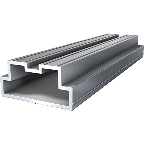 KARLE & RUBNER 7204 Aluminium Verbinder passend zu Terrassenprofil Isostep-H, L: 196 mm Inhalt: 4 Stk, 4 Stück von Karle & Rubner