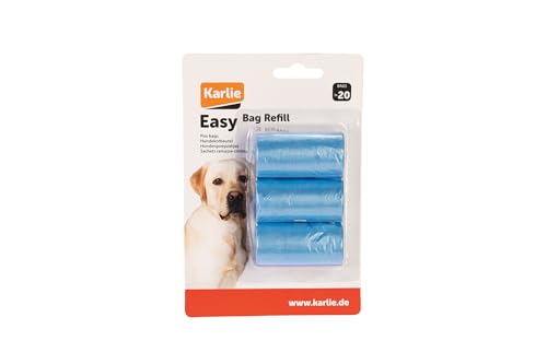 Karlie Easy Bag, Hundekotbeutel, 3 Rollen, Plastik, Blau von Karlie