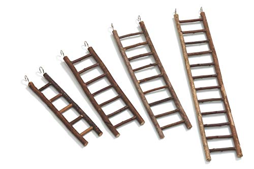 Karlie Leitern, Vogelspielzeug, 7 Stufen, Holz, Natur, 31x9 cm von Karlie
