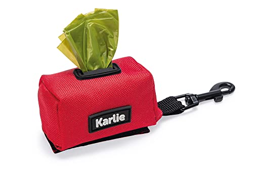 Karlie Kotbeutelspender, Hund, Nylon, Rot, 7,5x3,5x4 cm von Karlie