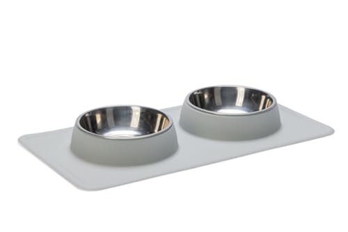 Karlie Silikon INOX Dinner Set Dex 700 ml Weiss 2 x 350 ml Karlie Silikon INOX Dinner Set Dex 700 ml Weiss 2 x 350 ml von Einhell