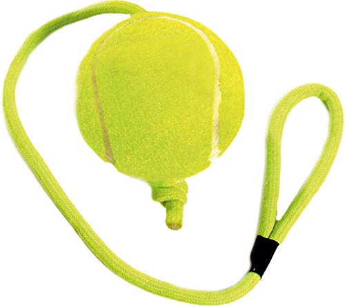 Karlie Tennisspielzeug 30:15 ø: 8 cm gelb mit Seil von Karlie