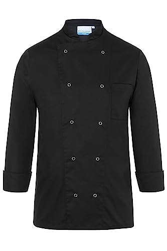 Karlowsky Kochjacke Basic Herren 65% Polyester/35% Baumwolle schwarz Größe S von Karlowsky