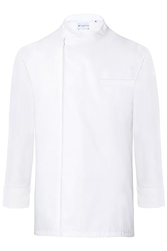 Karlowsky BJM 4 PURE Langarm Überwurf-Kochhemd BASIC, 65% Polyester/35% Baumwolle, Weiß, Größe 4XL von Karlowsky