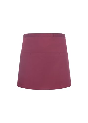 Karlowsky BVS 3 PURE Vorbinder BASIC mit Tasche, 65% Polyester/35% Baumwolle, Bordeaux, Einheitsgröße von Karlowsky