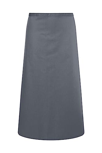 Karlowsky BSS 3 PASSION Bistroschürze IBIZA, 65% Polyester/35% Baumwolle, Anthrazit, Einheitsgröße von Karlowsky