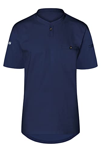 Karlowsky Herren Kurzarm Arbeitsshirt Performance 60% Baumwolle/40% Polyester Marine Größe S von Karlowsky