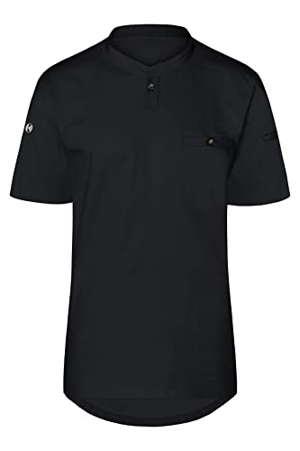 Karlowsky Herren Kurzarm Arbeitsshirt Performance 60% Baumwolle/40% Polyester schwarz Größe 2XL von Karlowsky