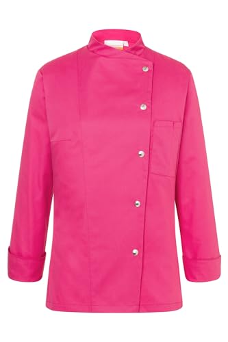 Karlowsky Damenkochjacke Larissa Stehkragen Polyester/Baumwollmix pink Größe 34 von Karlowsky