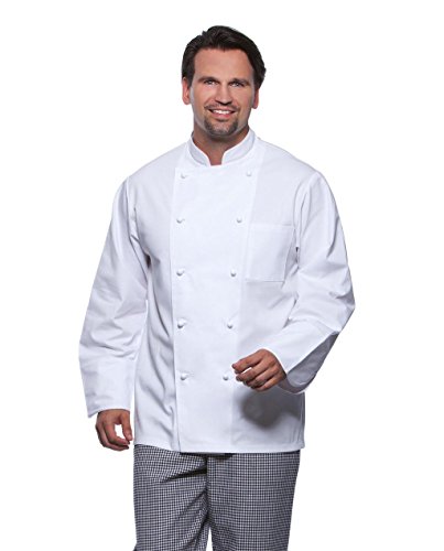 Karlowsky Kochjacke Basic weiß - Größe M von Karlowsky