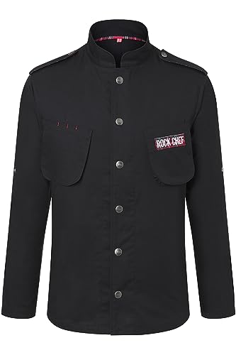 Karlowsky Kochjacke Raw-Draft Rock Chef®-Stage2 schwarz Größe 50 von Karlowsky