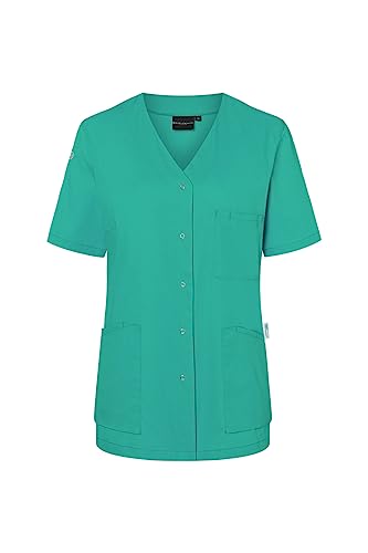 Karlowsky KS 63 PASSION Kurzarm Damenkasack ESSENTIAL aus Recyceltem Plastik, 65% Polyester/35% Baumwolle, Smaragdgrün, Größe 38 Karlowsky KS 63 PASSION Kurzarm Damenkasack ESSENTIAL aus Recyceltem Plastik, 65% Polyester/35% Baumwolle, Smaragdgrün, Größe 38 von Karlowsky