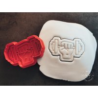 Gym Hantel Ausstecher & Stempel I Cookie Cutter von KarlsCookieCutters