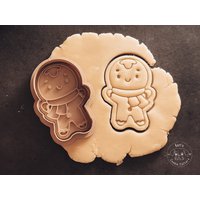 Lebkuchenman Keksausstecher I Lebkuchen Figur Weihnachten Cookie Cutter von KarlsCookieCutters