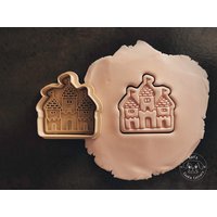 Ritterburg, Schloss Cookie Cutter & Stamp I Keks Ausstecher Fondant Stempel von KarlsCookieCutters
