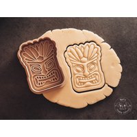 Tiki Keksausstecher I Hawaii Ausstechform Maori Figur Ausstecher Cookie Cutter von KarlsCookieCutters