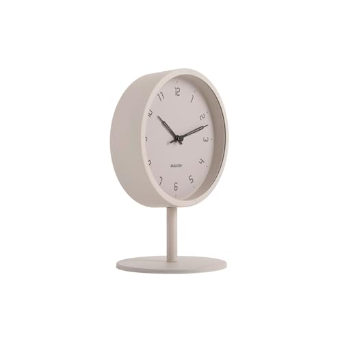 [DL] Table Clock Stark Iron matt warm Grey - von Karlsson