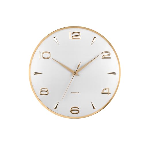 [DL] Wall Clock Sienna Glow White von Karlsson