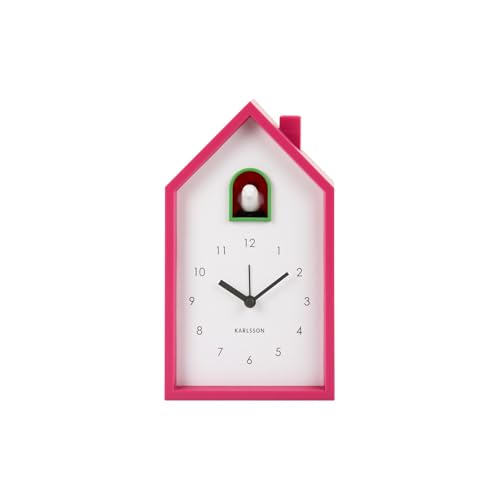 Karlsson Alarm Clock Modern Cuckoo Bright pink von Karlsson