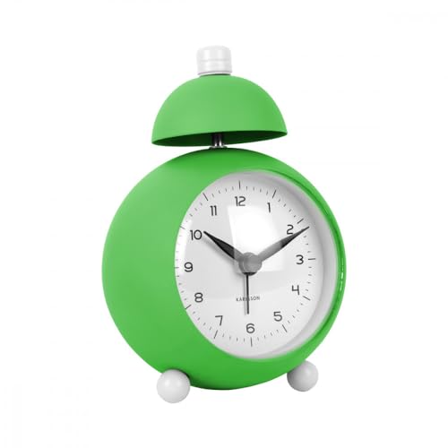 Karlsson [DL] Alarm Clock Chaplin Iron matt Bright Green - von Karlsson