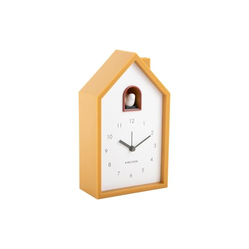 Karlsson Wecker Modern Cuckoo - Gelb - 12x6x20cm - Rechteck - Thermoplast - Wecker für Schlafzimmer Karlsson Wecker Modern Cuckoo - Gelb - 12x6x20cm - Rechteck - Thermoplast - Wecker für Schlafzimmer von Karlsson
