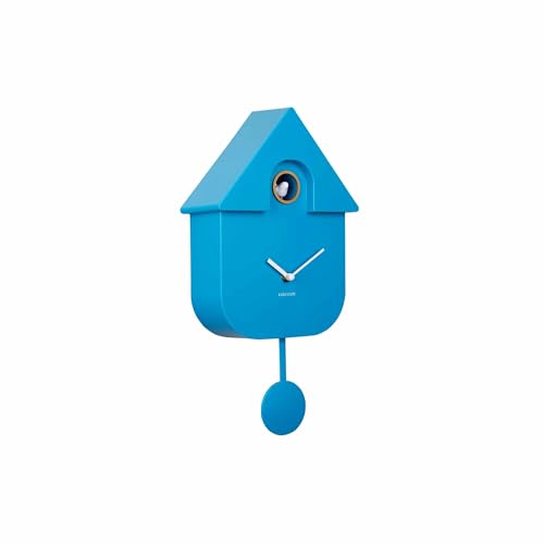 Karlsson Kuckucksuhr Modern Cuckoo - Blau - 8.5x21.5x41cm - Rechteck - Thermoplast - Wanduhr Modern Wohnzimmer - Wanduhren - Kuckucksuhr Karlsson Kuckucksuhr Modern Cuckoo - Blau - 8.5x21.5x41cm - Rechteck - Thermoplast - Wanduhr Modern Wohnzimmer - Wanduhren - Kuckucksuhr von Karlsson