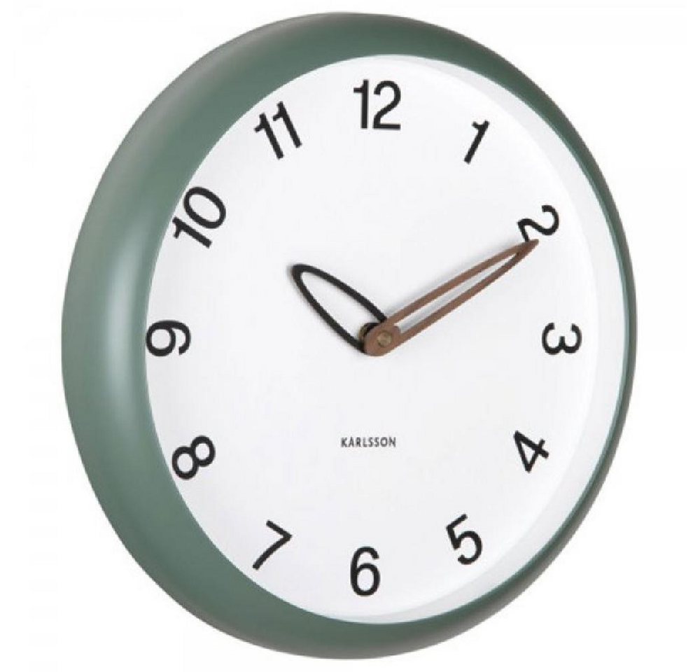 Karlsson Uhr Wanduhr Bella Jungle Green von Karlsson