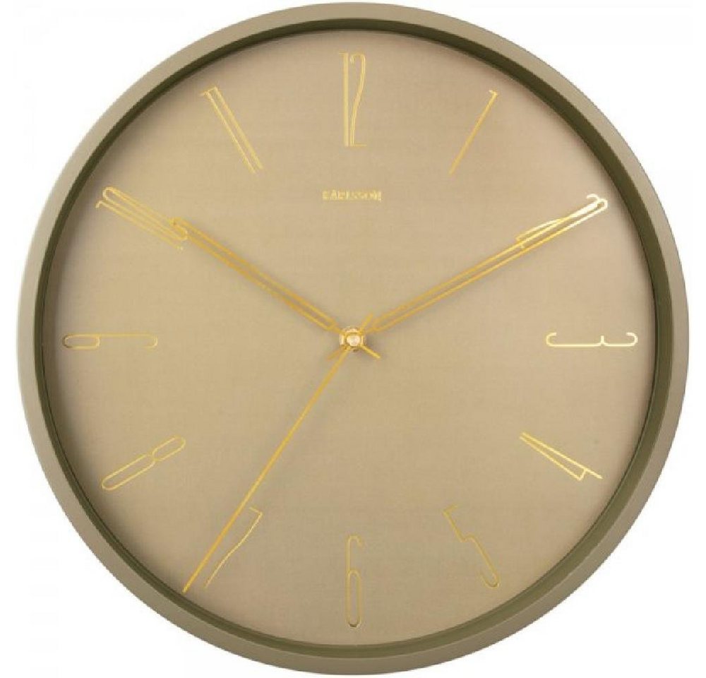 Karlsson Uhr Wanduhr Belle Numbers Metal Moss Green Karlsson Uhr Wanduhr Belle Numbers Metal Moss Green von Karlsson