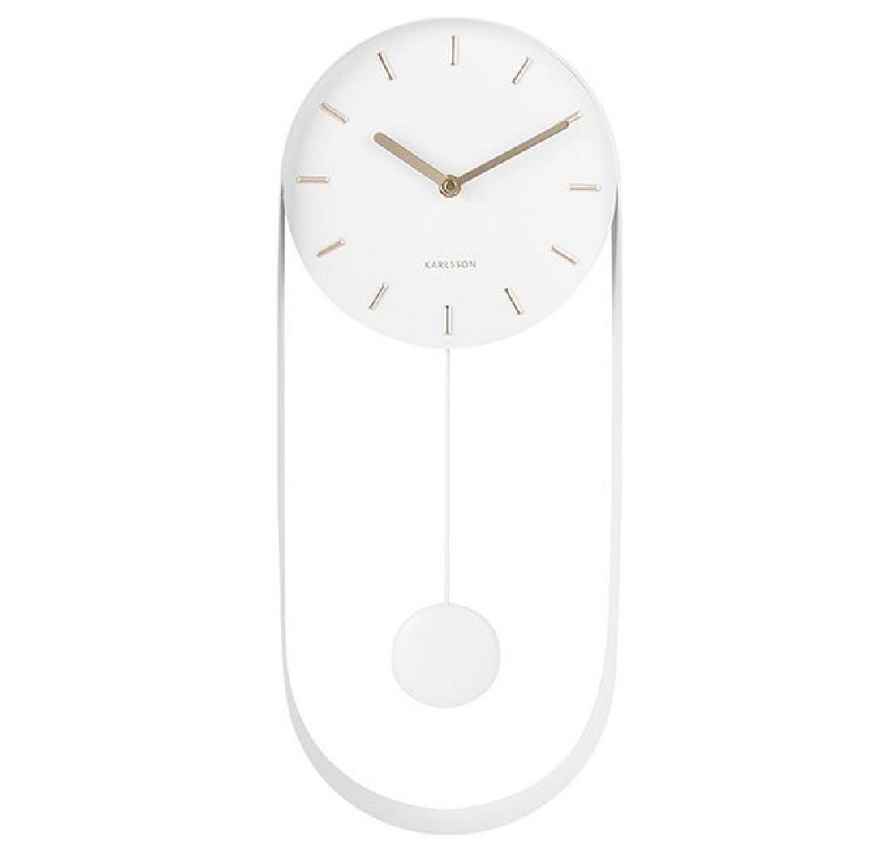 Karlsson Uhr Wanduhr Pendulum Charm Weiß Karlsson Uhr Wanduhr Pendulum Charm Weiß von Karlsson