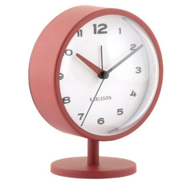 Karlsson Uhr Wecker Brisk Dome Alarm Clock Red Ochre von Karlsson