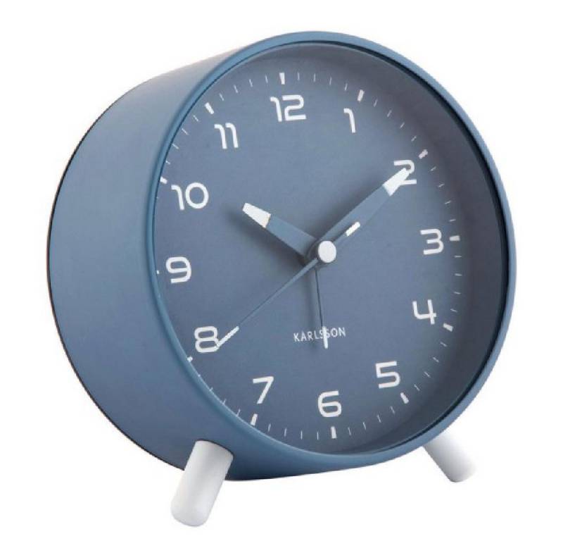 Karlsson Uhr Wecker Orgullo Alarm Clock Classic Blue von Karlsson