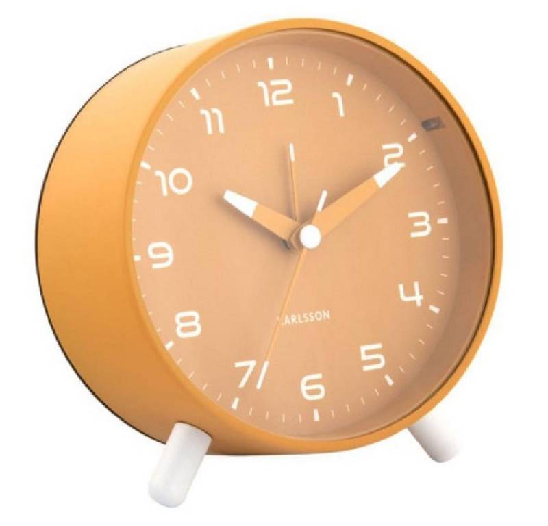 Karlsson Uhr Wecker Orgullo Alarm Clock Ochre Yellow von Karlsson