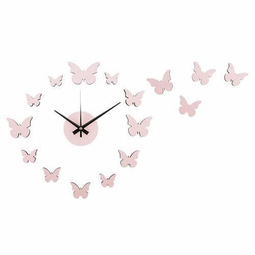 Karlsson Wanduhr DIY Butterfly - Rosa - Ø35cm - Rund - Polypropylen - PP - Wanduhr Modern Wohnzimmer - Wanduhren Karlsson Wanduhr DIY Butterfly - Rosa - Ø35cm - Rund - Polypropylen - PP - Wanduhr Modern Wohnzimmer - Wanduhren von Karlsson