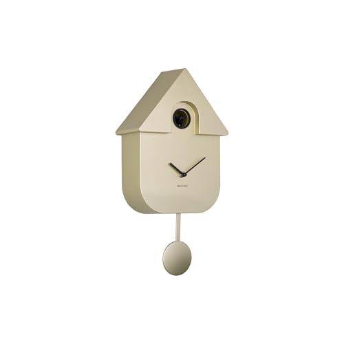 [DL] Wall Clock Modern Cuckoo ABS metallic Gold von Karlsson