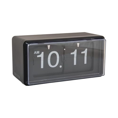 Karlsson Wanduhr Retro Boxed Flip - Mattschwarz - 20x10x10cm - Rechteck - Thermoplast - Wanduhr Modern Wohnzimmer - Wanduhren Karlsson Wanduhr Retro Boxed Flip - Mattschwarz - 20x10x10cm - Rechteck - Thermoplast - Wanduhr Modern Wohnzimmer - Wanduhren von Karlsson