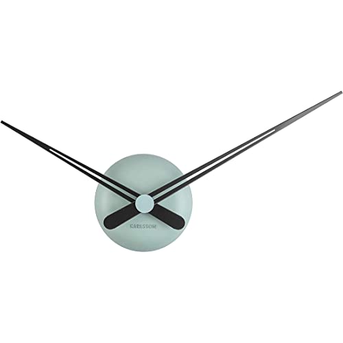 Present Time - Wall Clock LBT Mini Sharp - Kunststoff / Aluminium - Jade - Grün - Wanduhr - D 44cm - Excl. 1AA Batterie von Karlsson