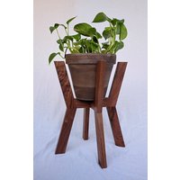 Mid-Century Blumenständer von KarmaDeefaDesign