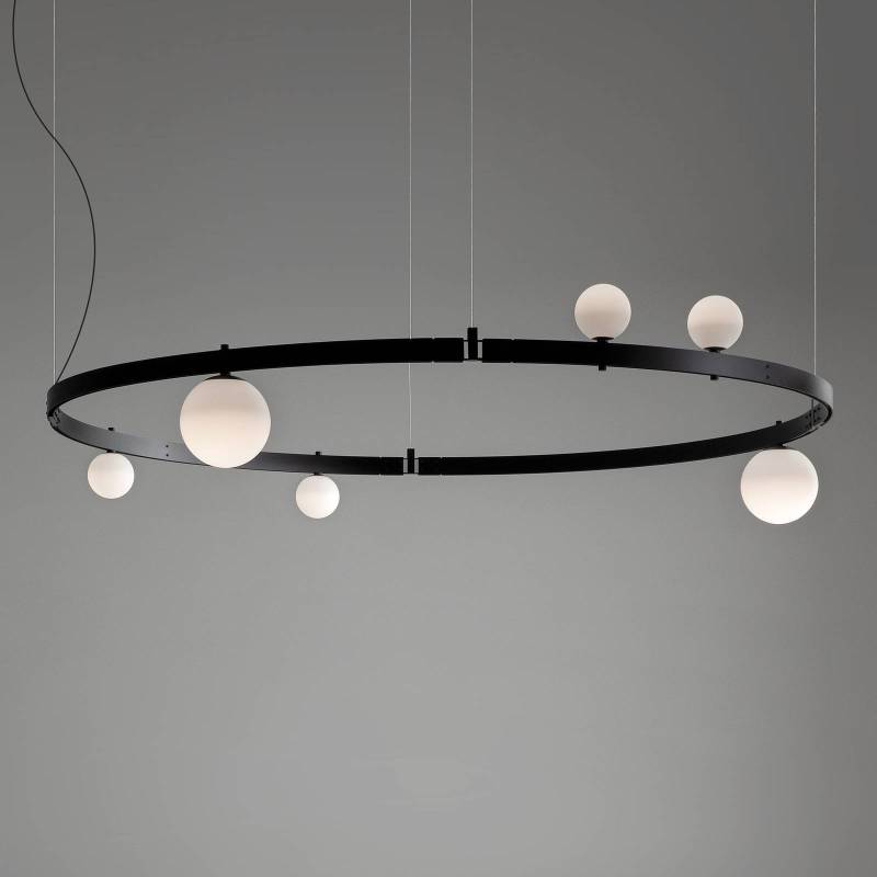 Karman Stant LED-Hängeleuchte schwarz Ø 189 cm von Karman