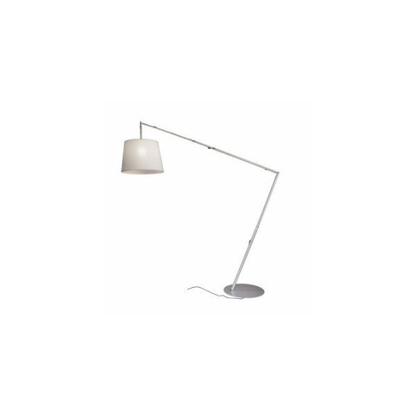 Teleskop-Stehlampe Fly aus weißem Aluminium von Matteo Ugolini, Karman Teleskop-Stehlampe Fly aus weißem Aluminium von Matteo Ugolini, Karman von Karman