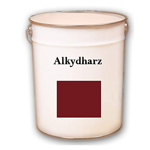 2,5 kg schwedenrot rot Alkydharz seidenmatt Alkyd Kunstharzfarbe Glanz Holzfarbe Holzschutz Wetterschutz Terrasse Terrassenfarbe von Karnasch