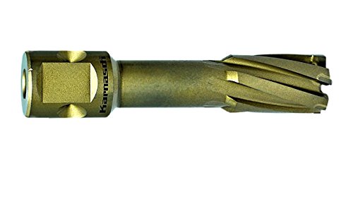 KARNASCH 201315N055 Hard-Line 40 Kernbohrer mit Hartmetall, Nitto/Universalgriff, 40 mm Nutzlänge, 55 mm Schnittdurchmesser, 19 mm Schaftdurchmesser von Karnasch