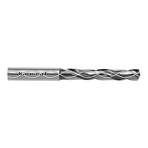 Karnasch 2208060430017 Hartmetall-Bohrer mit interner Kühlung, 4,3 mm Durchmesser, 24 mm Schnittlänge, 66 mm Länge, 6,0 mm Schaftdurchmesser von Karnasch