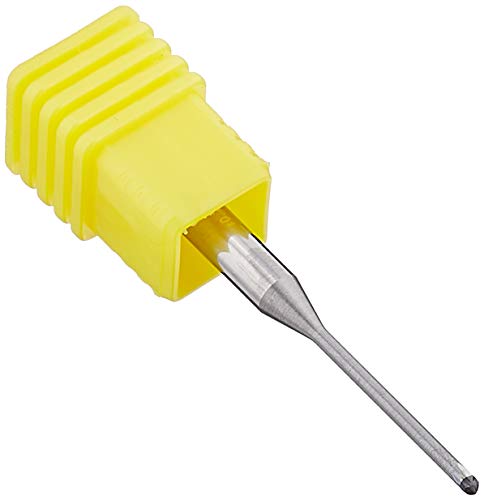 Karnasch 3066330150180 Professional Mikrofräser mit Cbn-Griff, hochwertig, Schnitttiefe < 10 × D, 1,5 mm, Schnittdurchmesser 0,75 mm, Radius der Ecke, 18 mm, Länge 4 mm von Karnasch