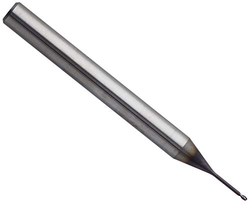 Karnasch 308011006000606 Valuetool Mikrofräse Hartmetall mit Winkelradio, < 20 × D Schnitttiefe, < 55 Hrc, 0,6 mm Schnittdurchmesser, 6 mm Länge, 4 mm von Karnasch